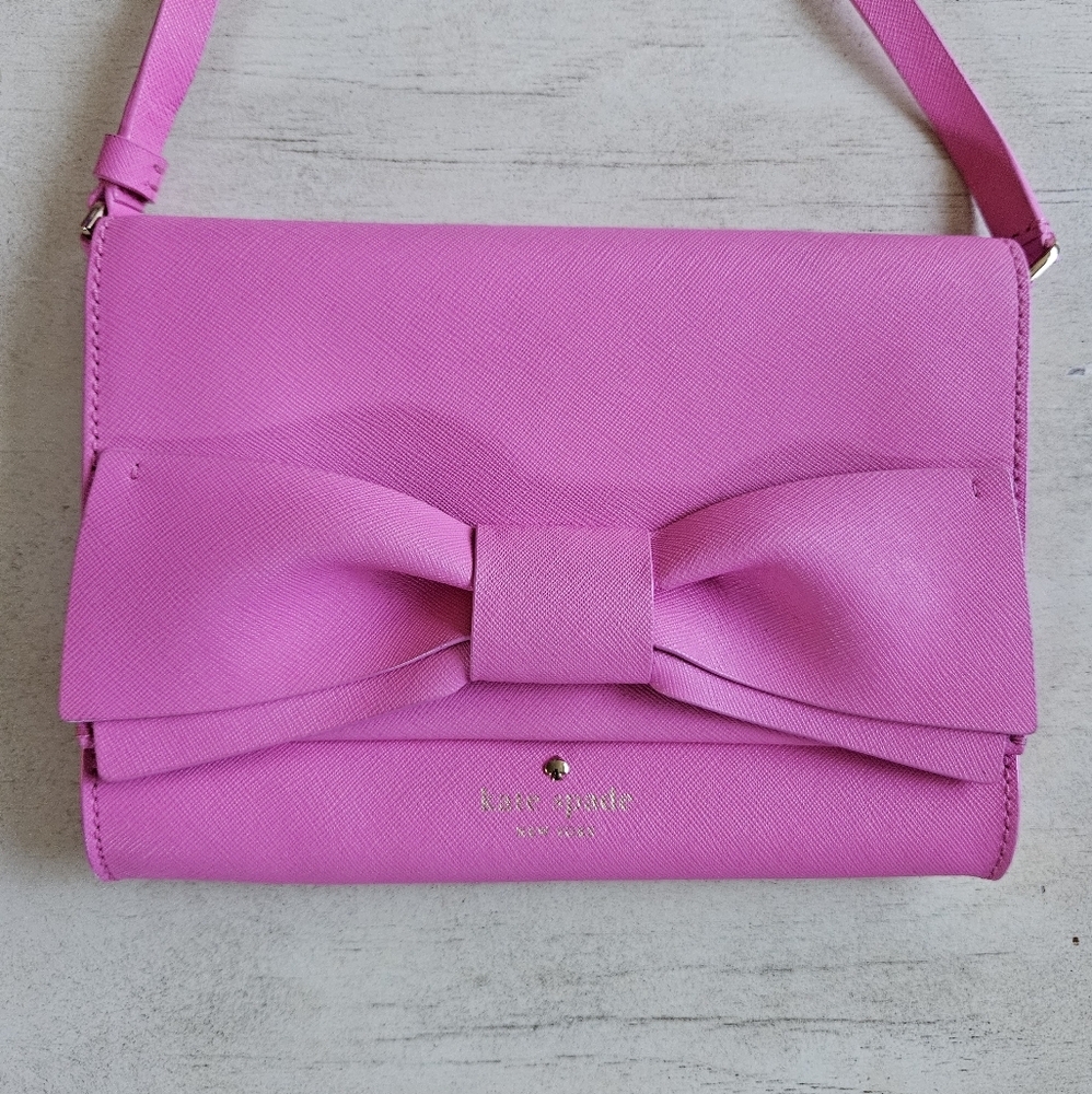 Kate Spade Pink Bow Crossbody
